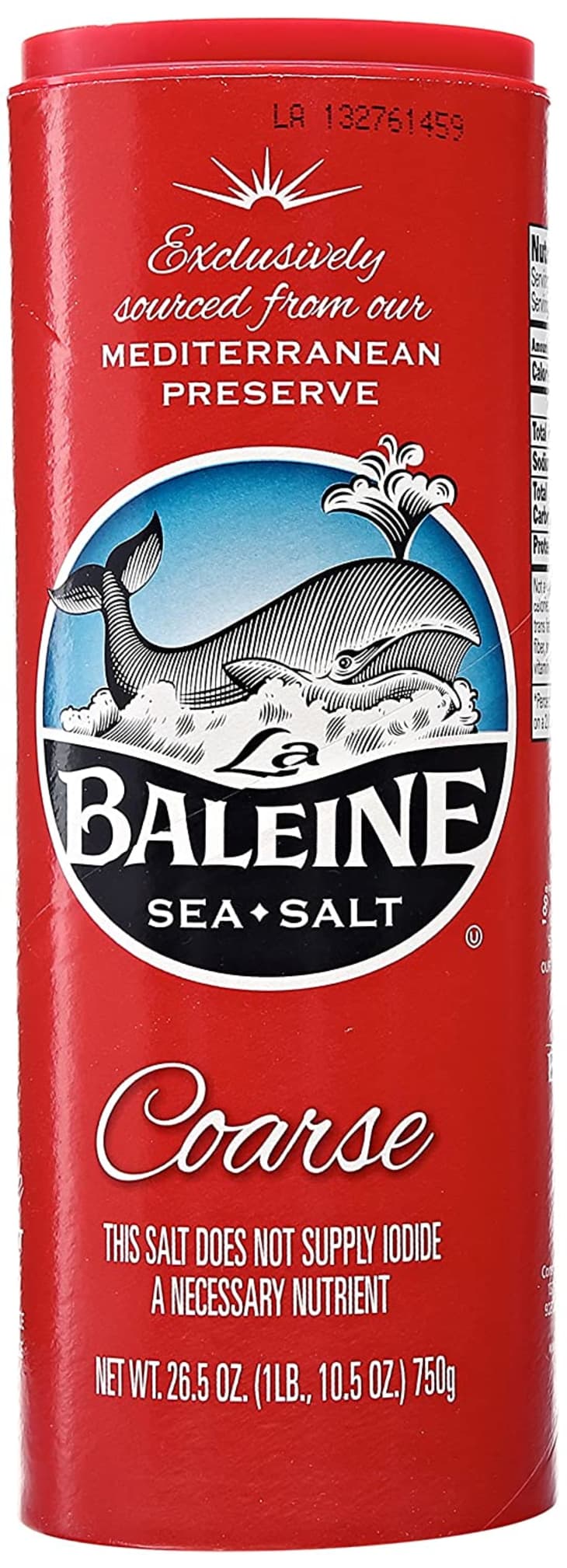 La Baleine Coarse Sea Salt at Amazon