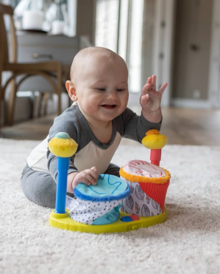 Lamaze Squeeze Beats First Drum Set at Fat Brain Toys