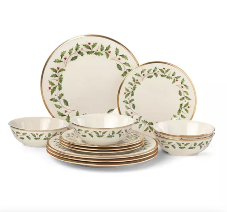 Lenox Holiday 12-Piece Plate and Bowl Set at Macy's