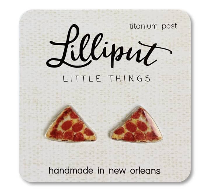 Lilliput Little Things Pepperoni Pizza Earrings at Etsy