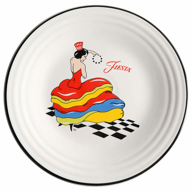 Fiestaware Luncheon Plate Fiesta Dancing Lady at Replacements
