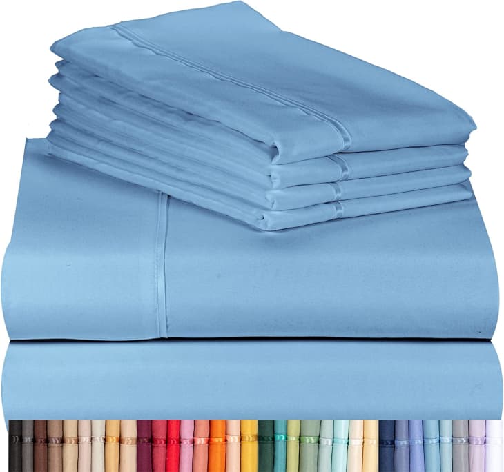 Product Image: LuxClub 6 PC Sheet Set Bamboo Sheets With Deep Pockets, Queen