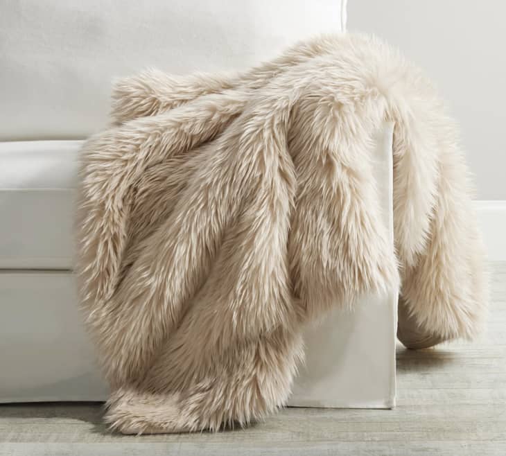 Product Image: Luxe Faux Fur Throw, Bisque
