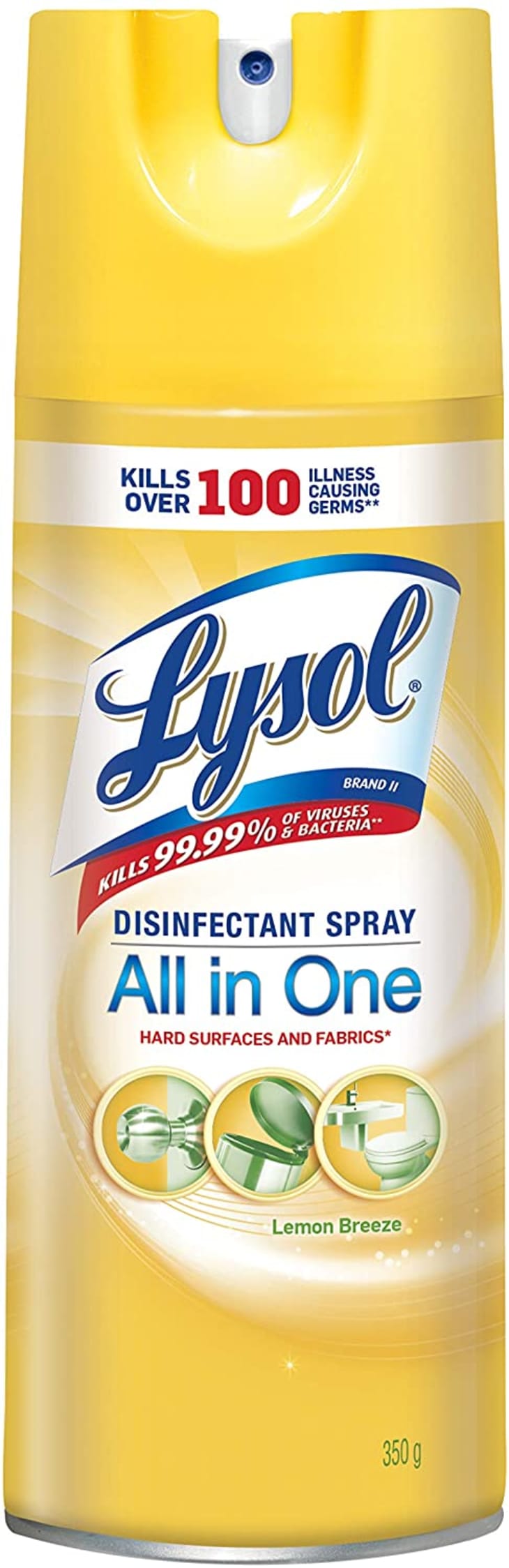 Lysol Disinfectant Spray, Lemon Breeze at Amazon