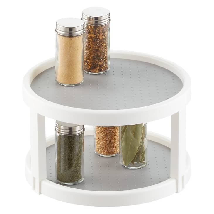 madesmart 2-Tier White Lazy Susan at The Container Store