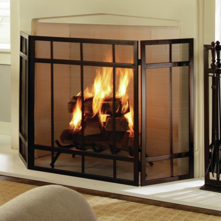 Product Image: Makhi 3 Panel Steel Fireplace Screen