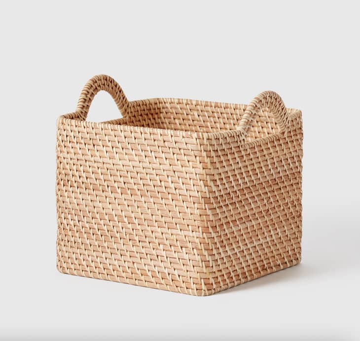 Marie Kondo Large Ori Rattan Cube at The Container Store