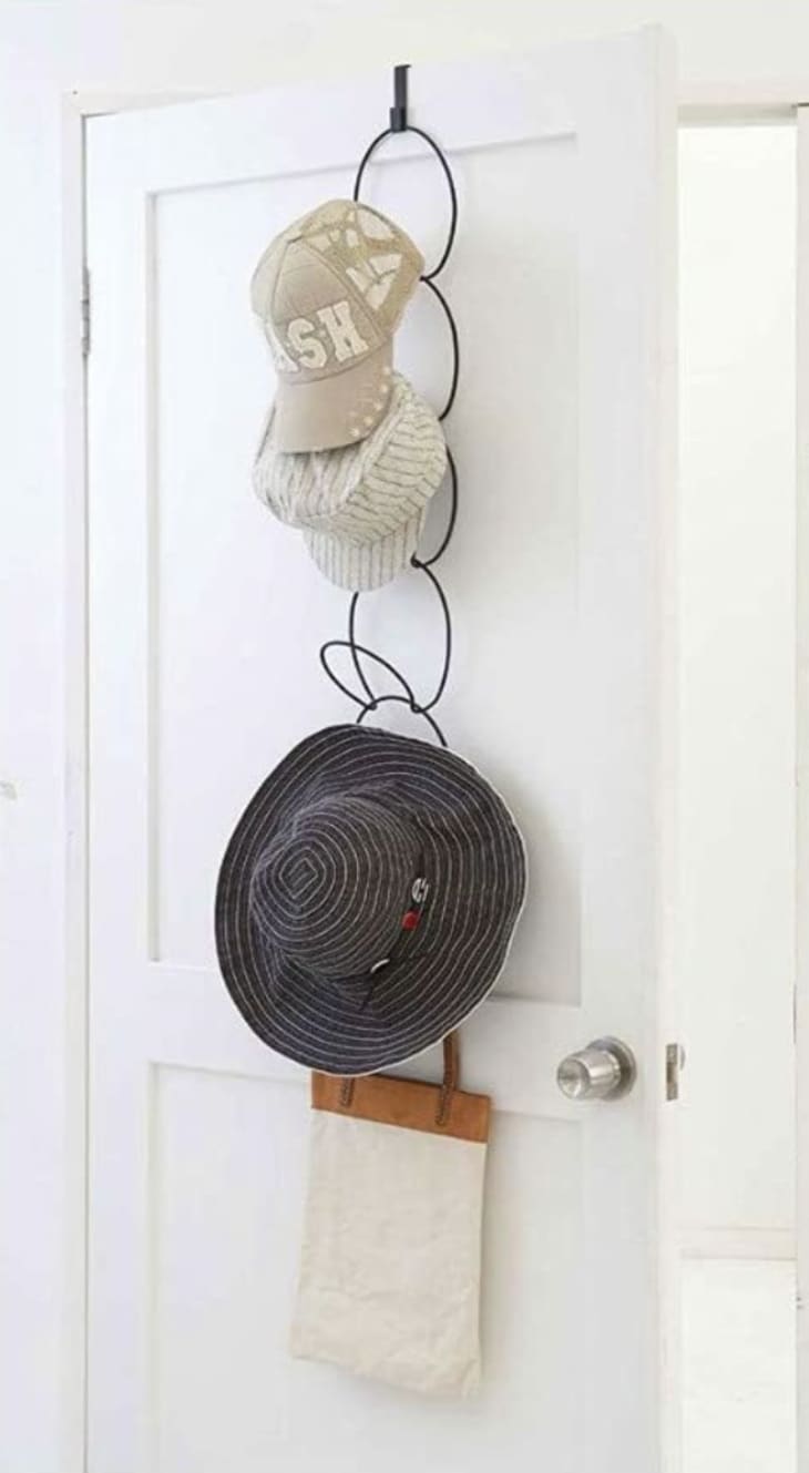 Product Image: JZK Over Door Black Metal Hat Rack
