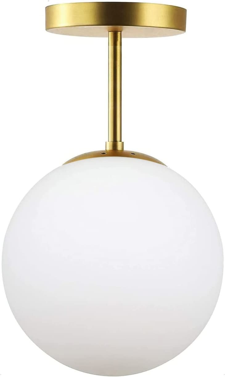 Product Image: Mid Century Modern Globe Semi Flush Mount Ceiling Light
