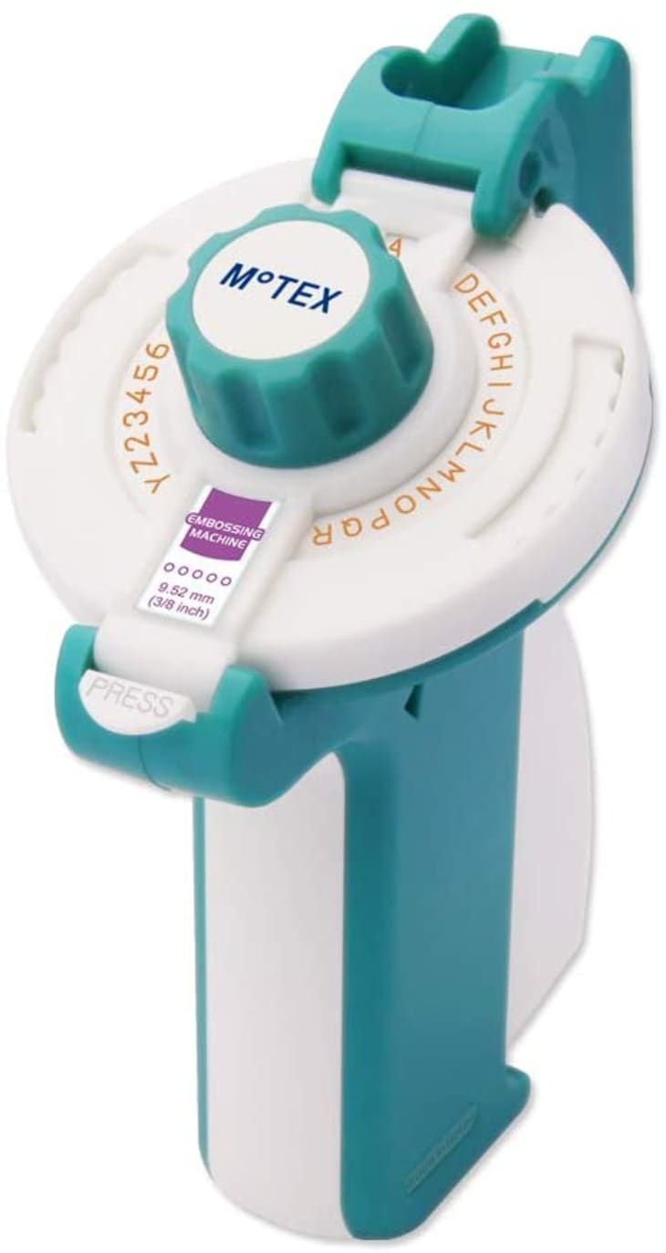 MoTEX Embossing Label Maker at Amazon