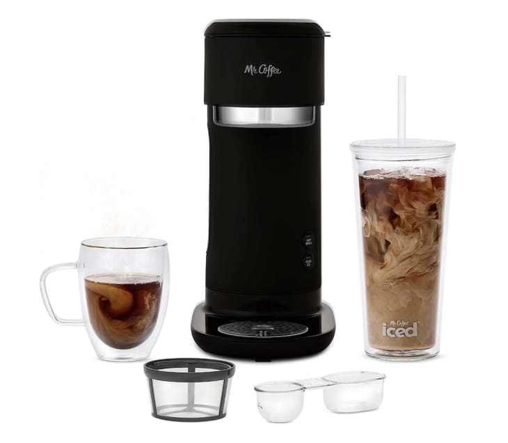 Mr. Coffee Iced and Hot Single-Serve Coffee Maker at Amazon