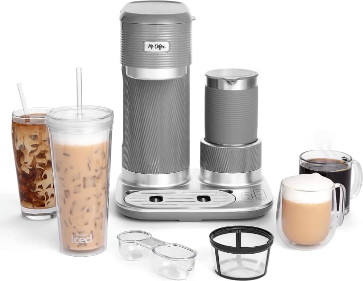 Mr. Coffee 4-in-1 Single-Serve Latte Lux, Iced, and Hot Coffee Maker with Milk Frother at Amazon
