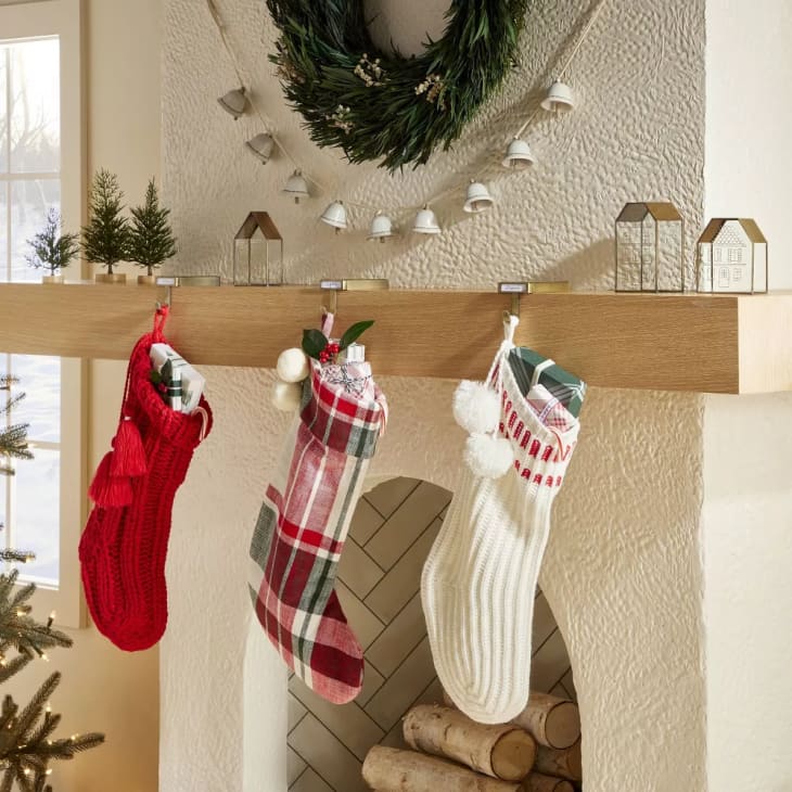 Hearth & Hand with Magnolia Nameplate Mantle Stocking Holder at Target