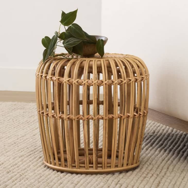 Naomi Rattan Side Table at West Elm