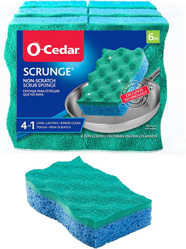 Casabella Non-Scratch Sparkle Scrubby Sponges, (Pack of 2)