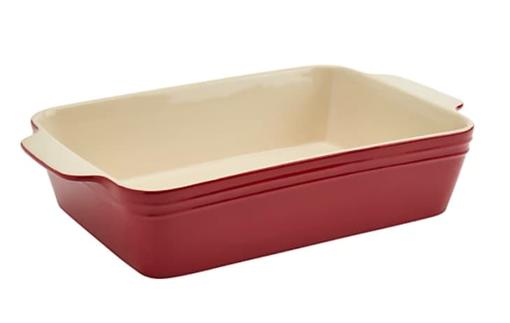 Our Table 4 qt. Stoneware Rectangular Baker in Red at Bed Bath & Beyond