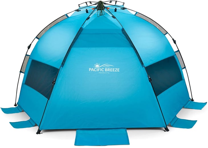 Pacific Breeze Easy Setup Beach Tent at Amazon