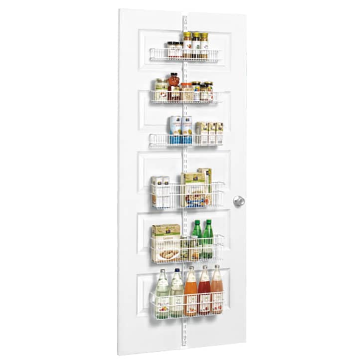 Product Image: White Elfa Utility Pantry Over the Door Rack