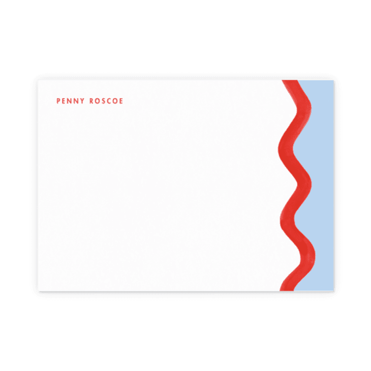 Scallop Edge Notecard Set, Set of 10 at Papier
