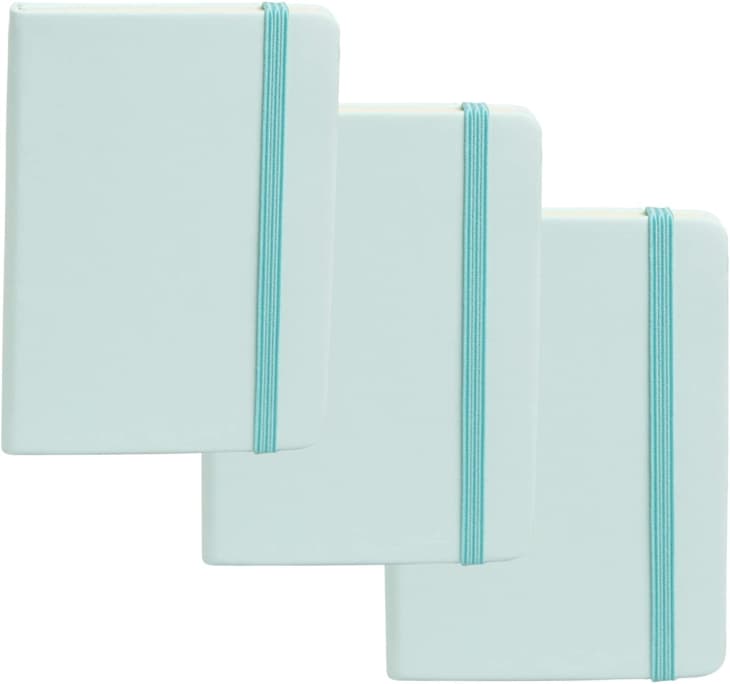 Simply Genius (3 Pack) Mini 3.7” x 5.7" Leatherette Journals at Amazon