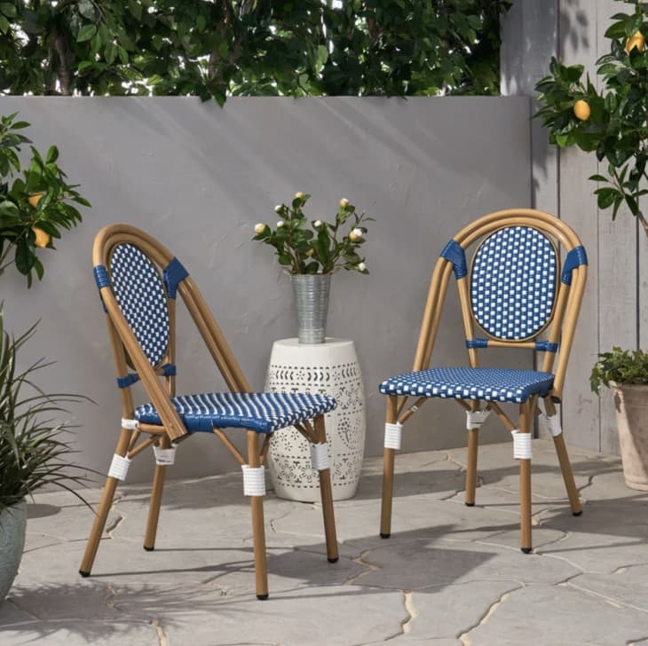 French Patio Dining Chair (Set of 2) at Wayfair