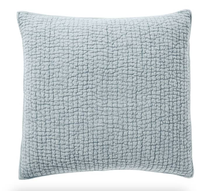 Product Image: Stonewashed Pick-Stitch Euro Pillow Sham, Sky Blue