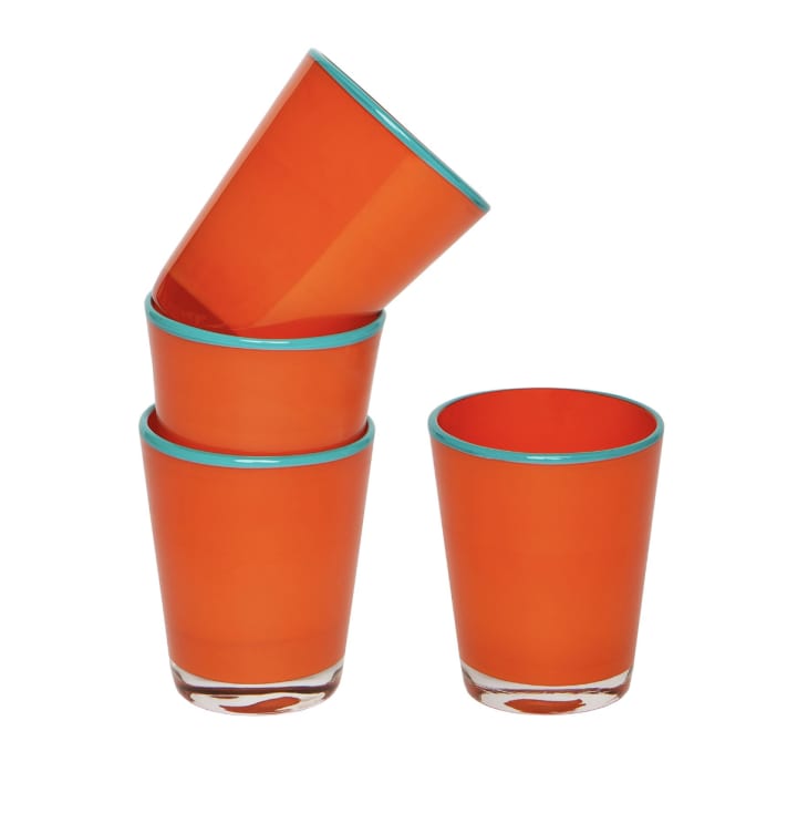 Product Image: Handcrafted Summer Tumbler Glasses, Set of 4