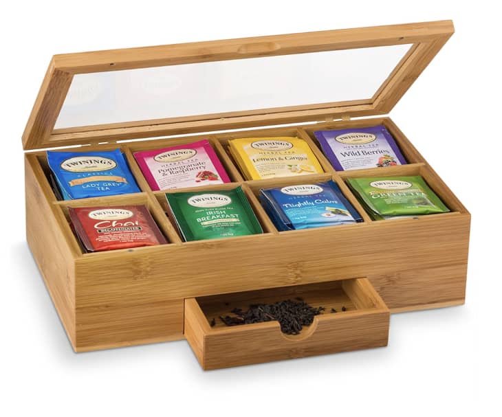 Premium Tea Box Organizer at Amazon