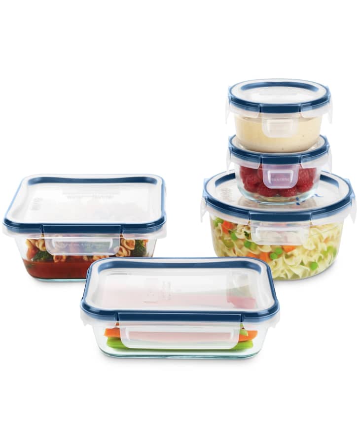 Product Image: Pyrex Freshlock Plus Microban 10-Piece Glass Food Storage Set