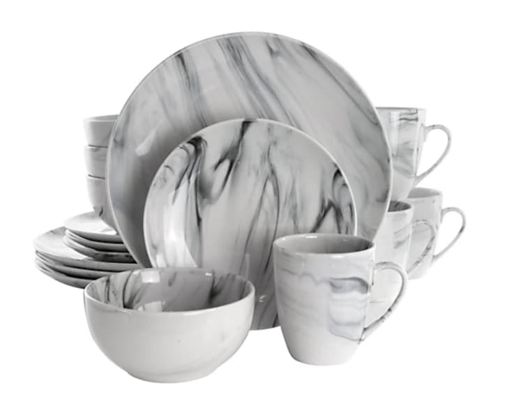 Product Image: Elama Marble 16-Piece Stoneware Dinnerware Set