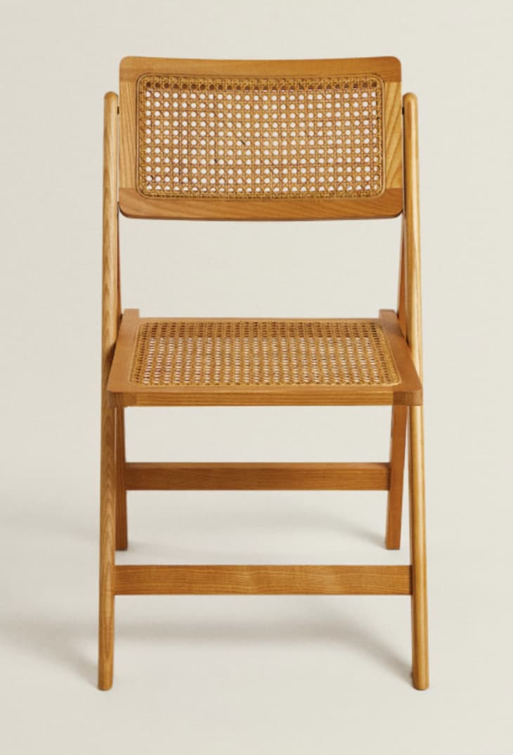 Product Image: Rattan And Wood Folding Chair