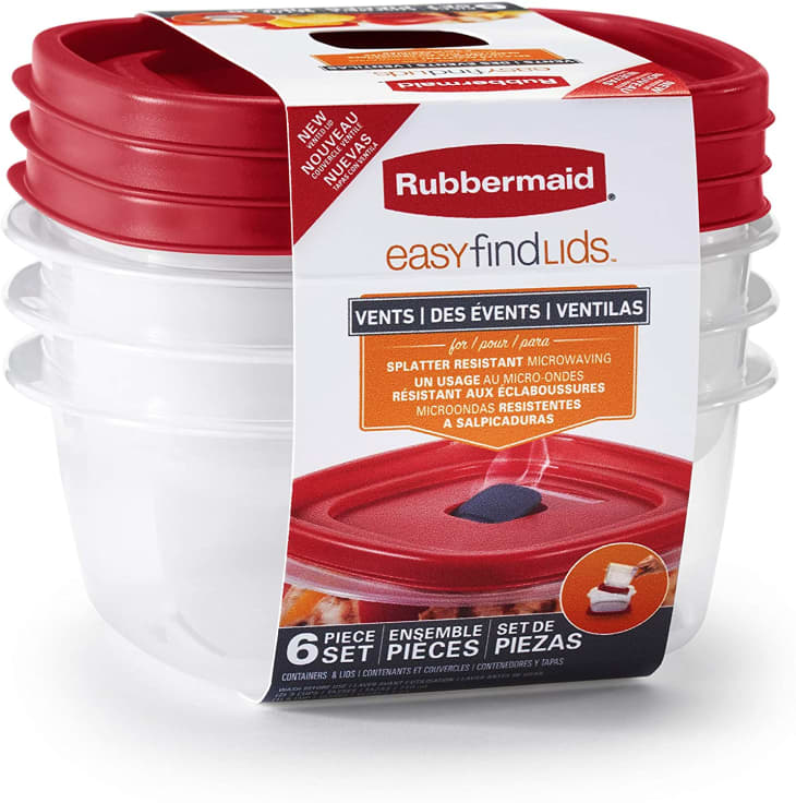 Product Image: Rubbermaid Easy Find Lids Food Storage Containers, 3-Pack