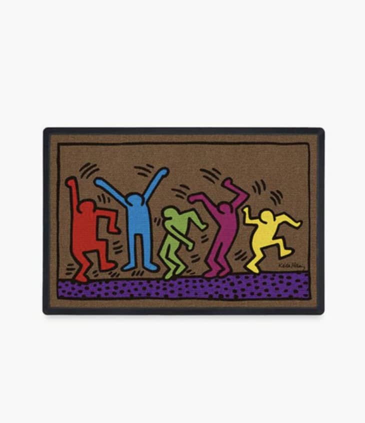 Keith Haring Dance Party Doormat at Ruggable