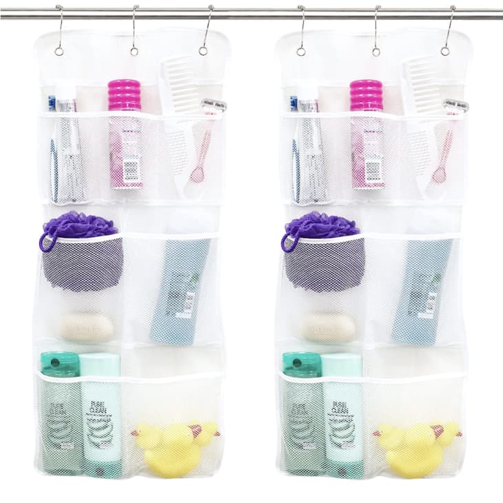 S&T INC. Shower Organizer with Quick Drying Mesh (2-Pack) at Amazon