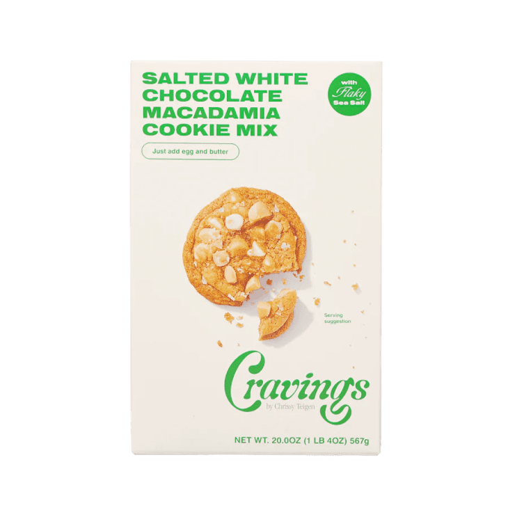 Salted White Chocolate Macadamia Cookie Mix at Cravings by Chrissy Teigen