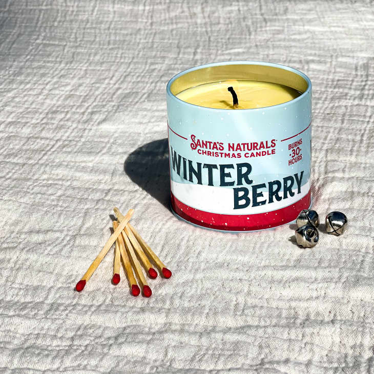 Winterberry Premium Wax Candle (9 oz.) at Santa's Naturals