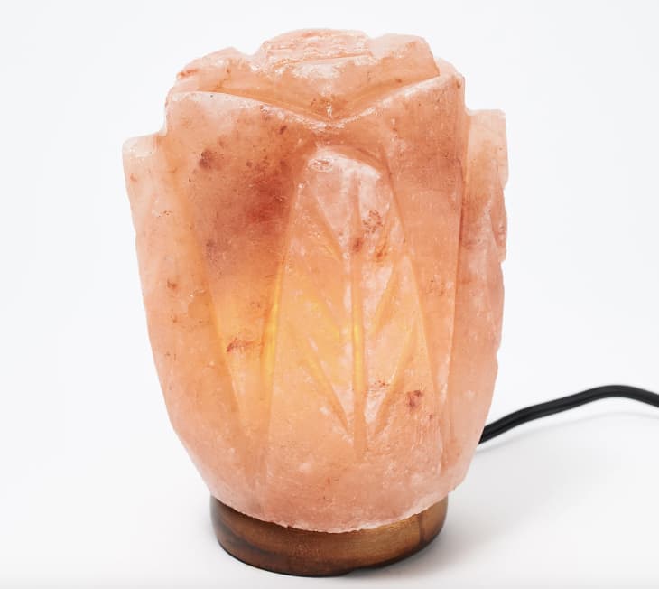 Product Image: Himalayan Salt Crystal Lotus Flower Lamp w/Dimmer