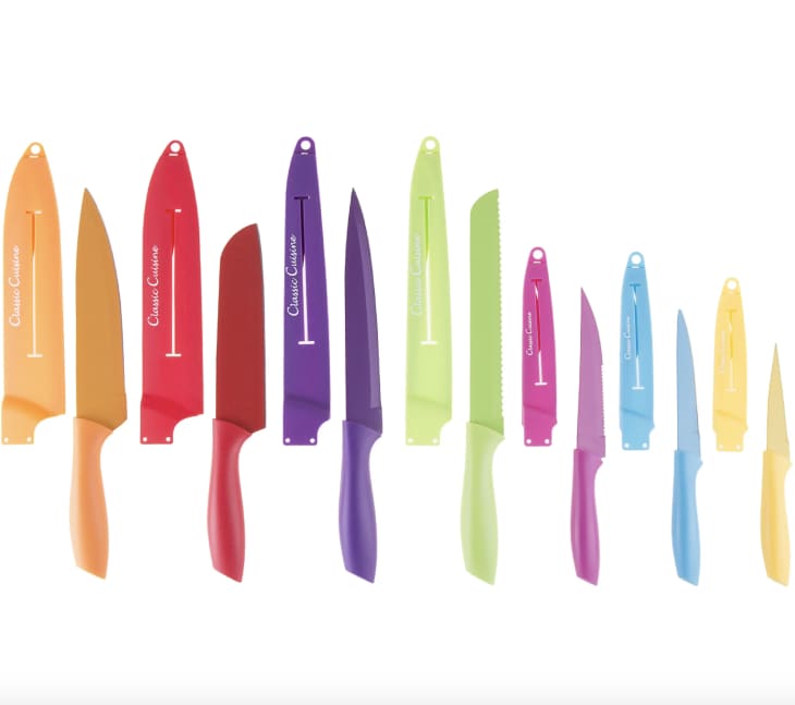 Product Image: Classic Cuisine 14-Piece Multicolor Knife Set
