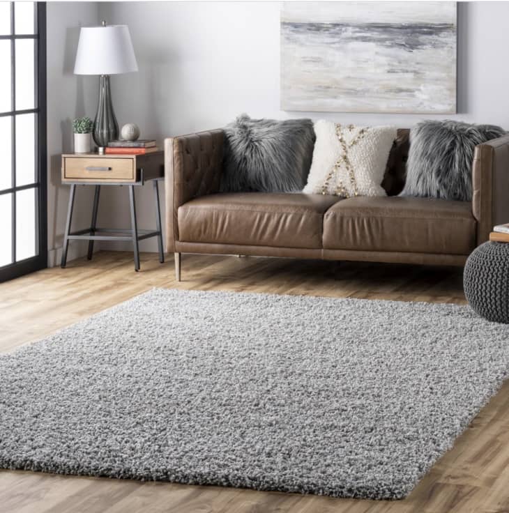 Product Image: Silver Shaggy 5' 3" x 7' 6" Area Rug