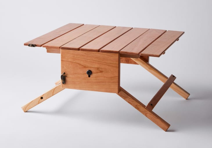 Fold-Up Wooden Picnic Table & Carrier at Food52