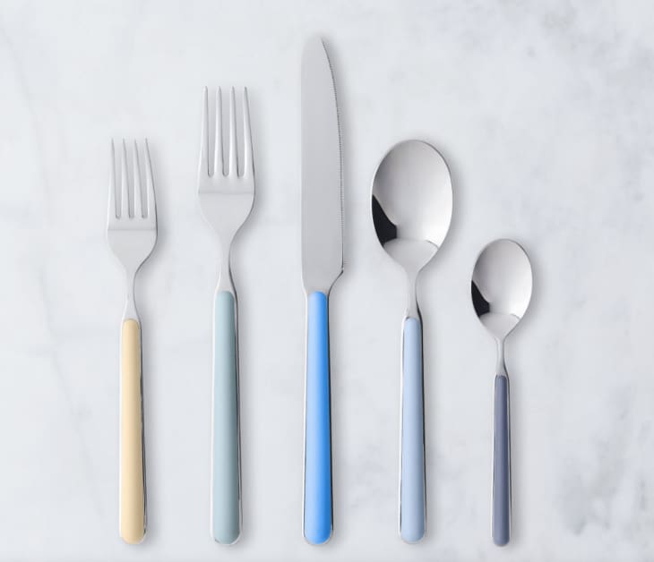Mepra Energia 20 Pcs Moka Cutlery Set Dishwasher Safe Cutlery Metallic Tableware