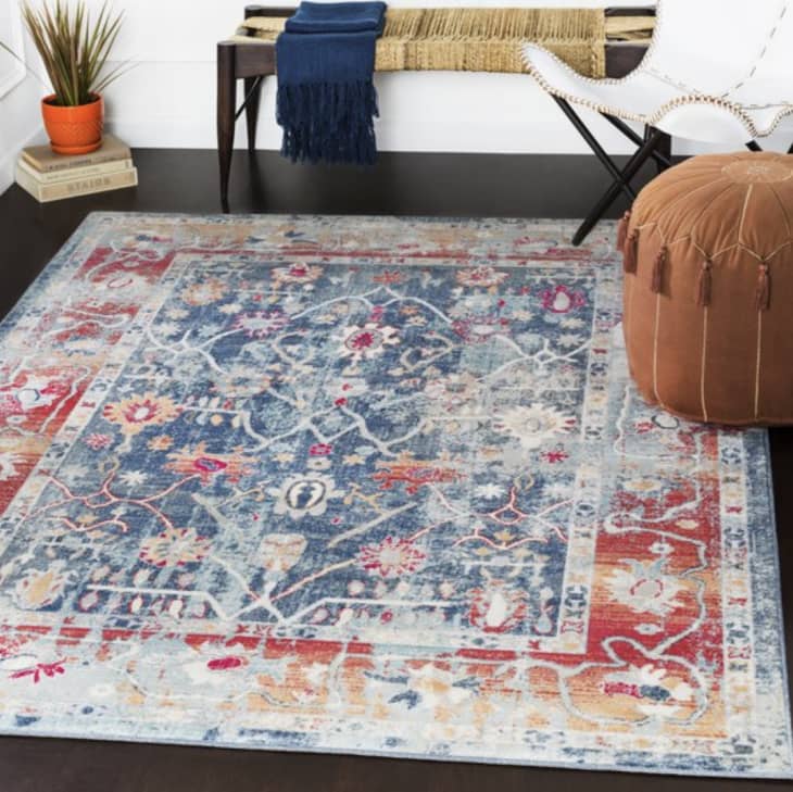 产品图片：波希米亚-苏里亚旧款地毯，5英尺3英寸x 7英尺6英寸