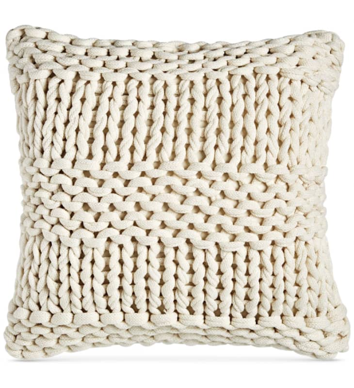 Oake Chunky Knit Throw Pillow at Macy's