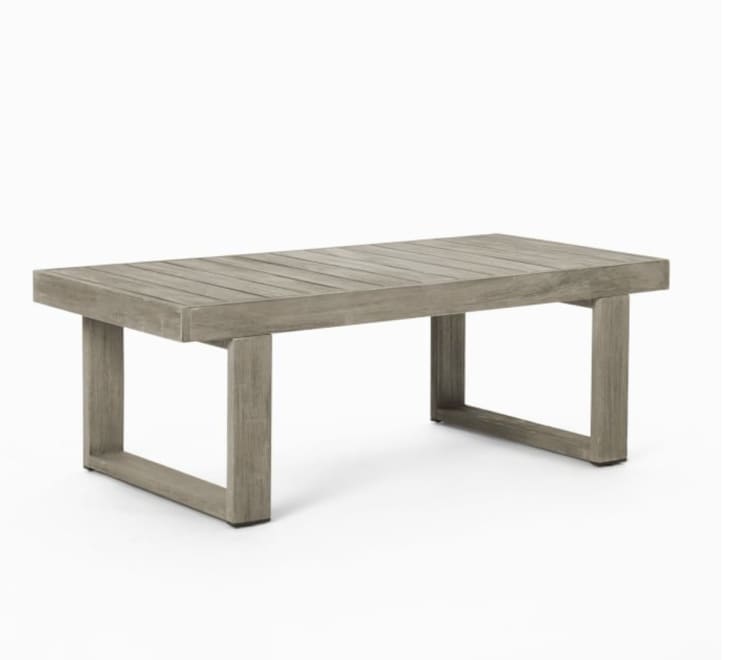 Portside Outdoor Rectangle Coffee Table (50.5") at West Elm
