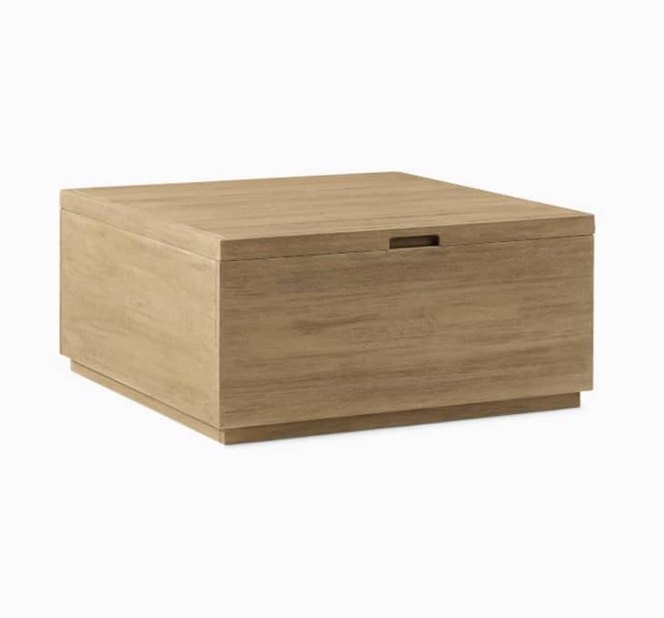 Volume Outdoor Square Storage Coffee Table (36") at West Elm