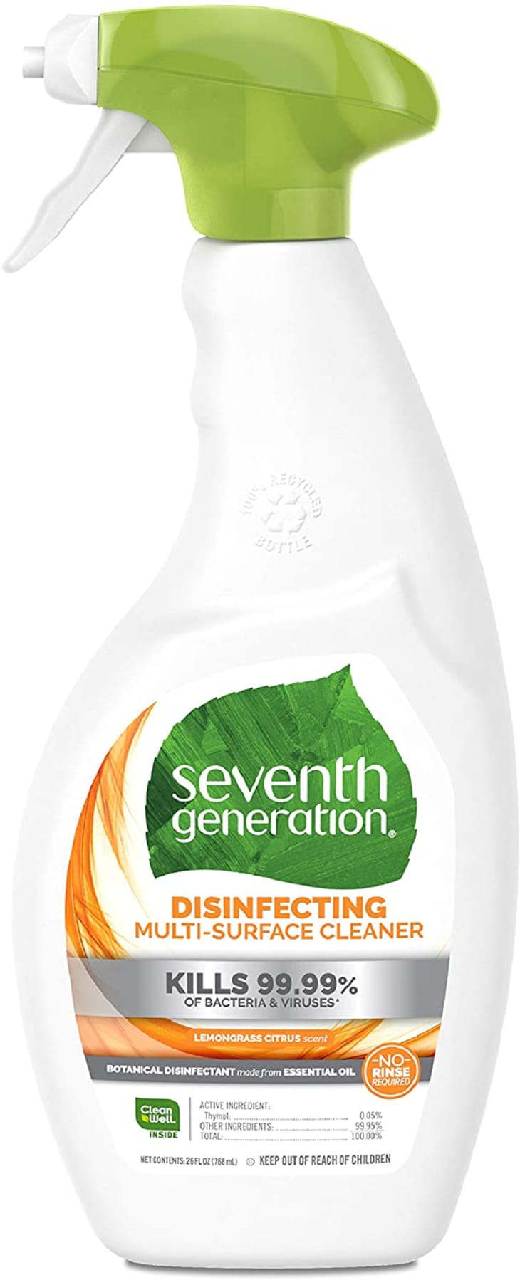 Seventh Generation Disinfecting Multi-Surface Cleaner at Amazon