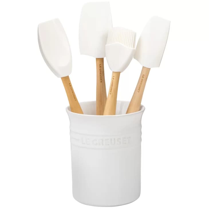 Product Image: Silicone 5 Piece Utensil Set with Crock