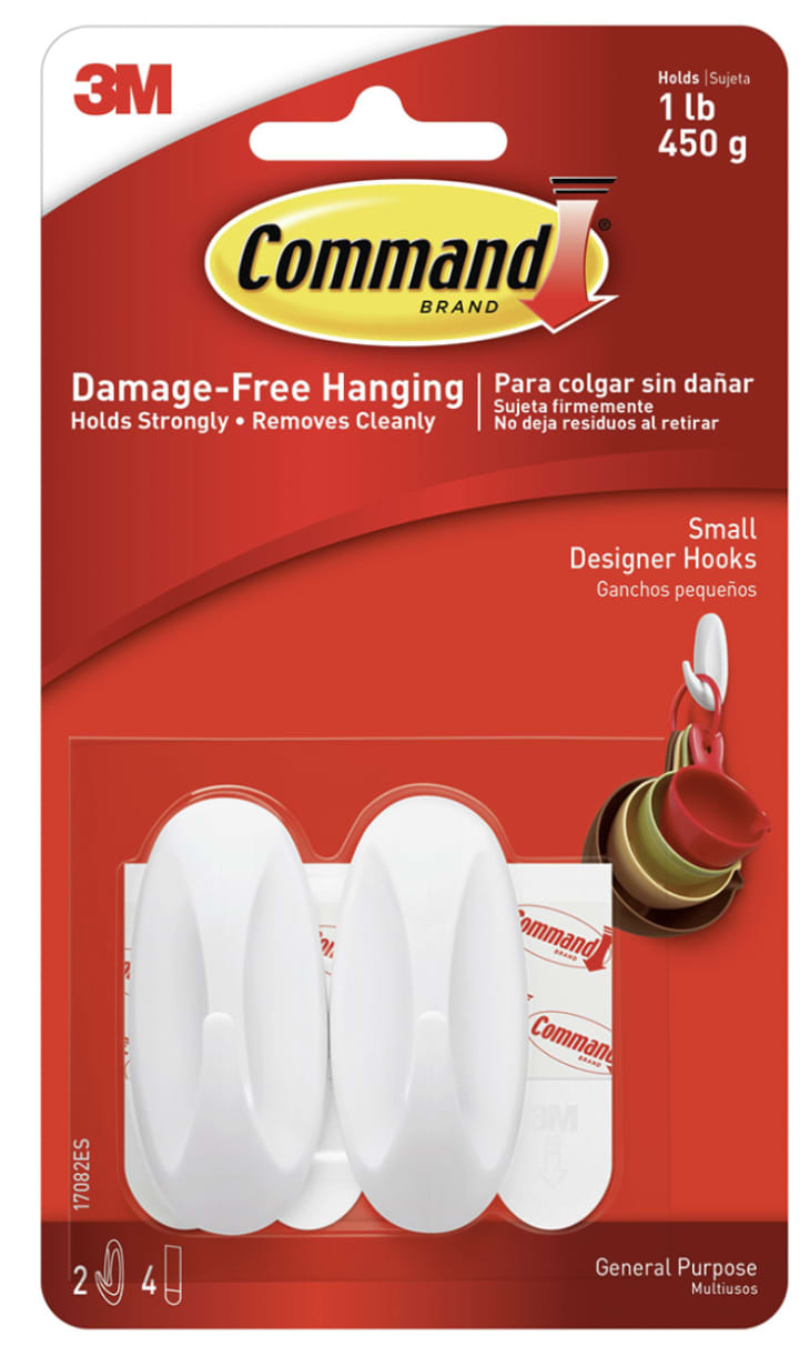 Product Image: Command Small Designer Hook White