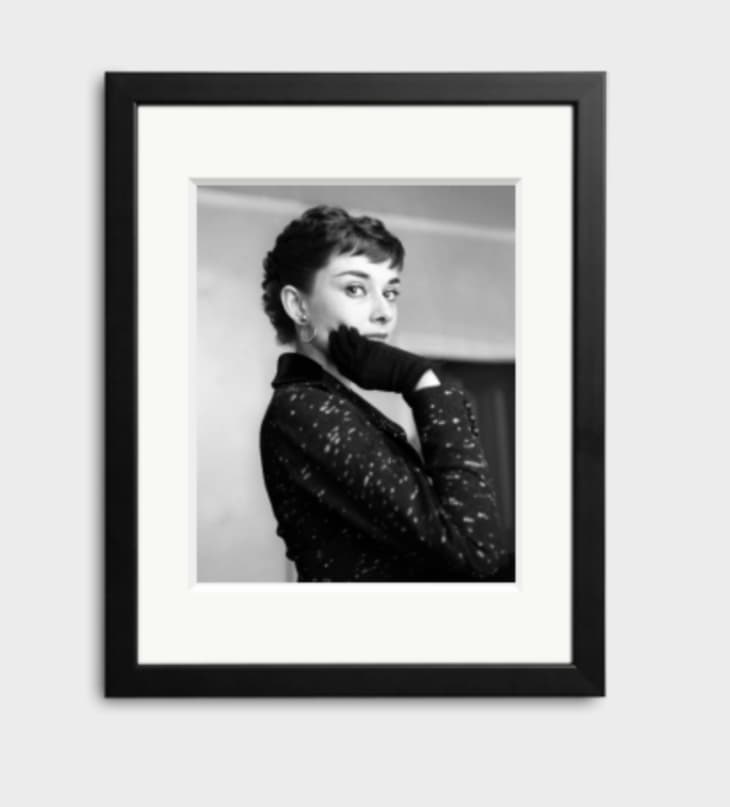 Product Image: Audrey Hepburn Framed Photograph, 11" x 14"