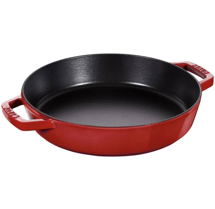 Staub Cast Iron 13.5-inch Paella Pan in Cherry at Zwilling